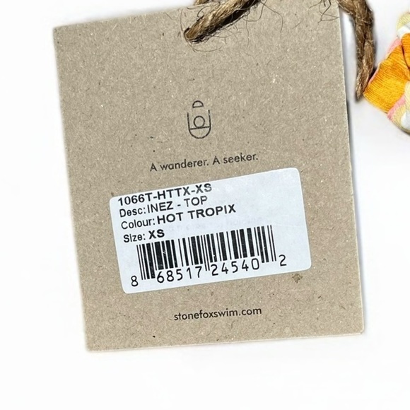 🌻NEW w.tags! Stone Fox Swim Hot Tropix Bikini Set Size XS - Picture 6 of 16